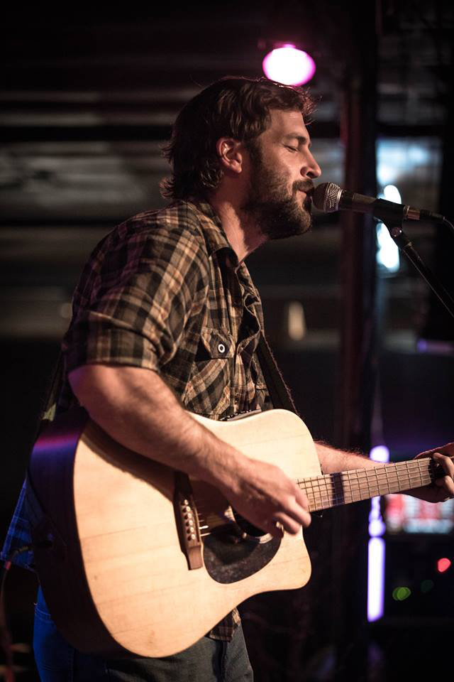 David McClellan on stage